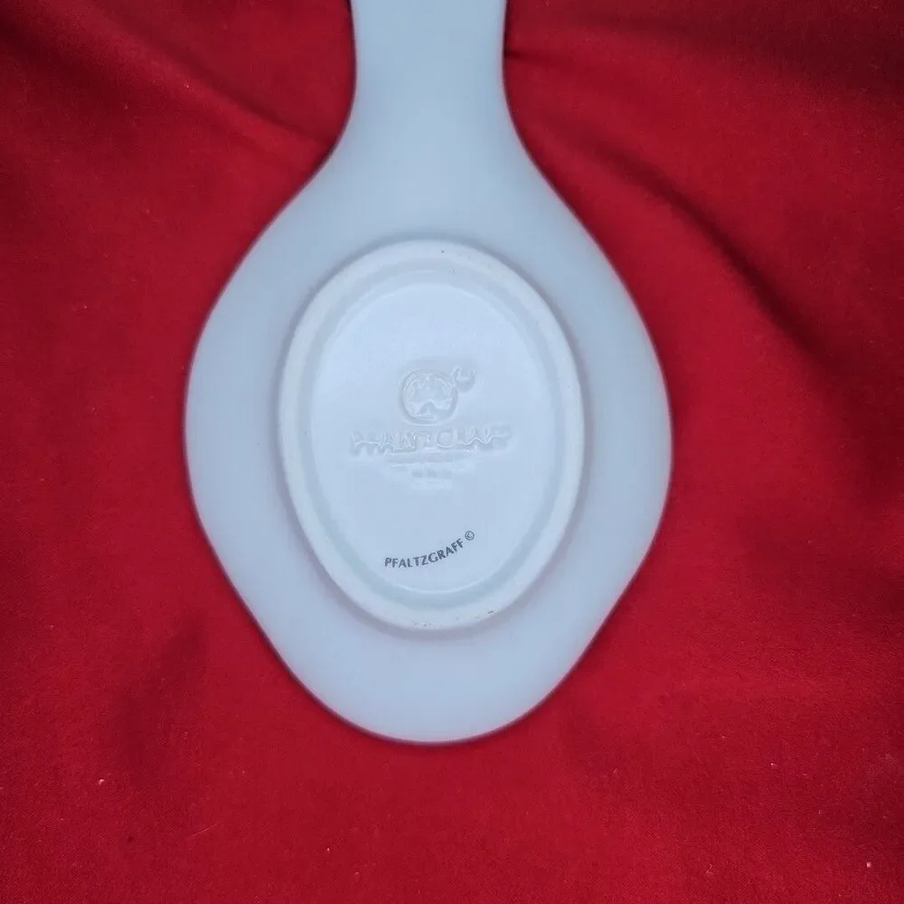 Spoon Rest Holder Pfaltzgraff Tea Rose Wall Hanging Decor 9